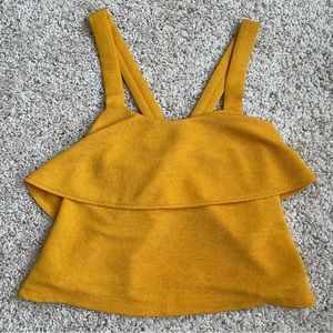 women’s size small madewell yellow tank!